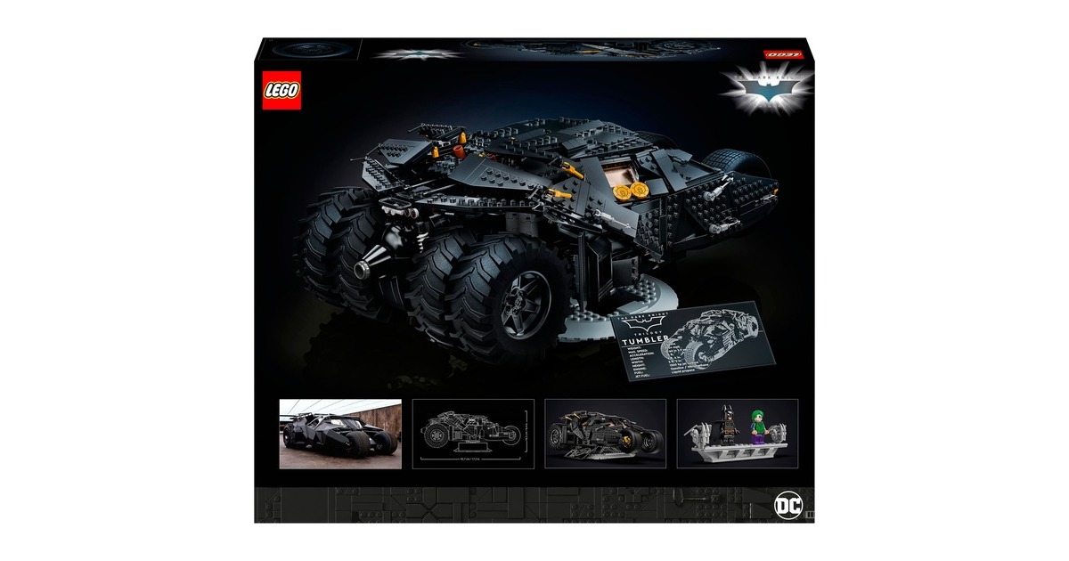 LEGO 76240 DC Super Heroes Batmobile Tumbler, Konstruktionsspielzeug