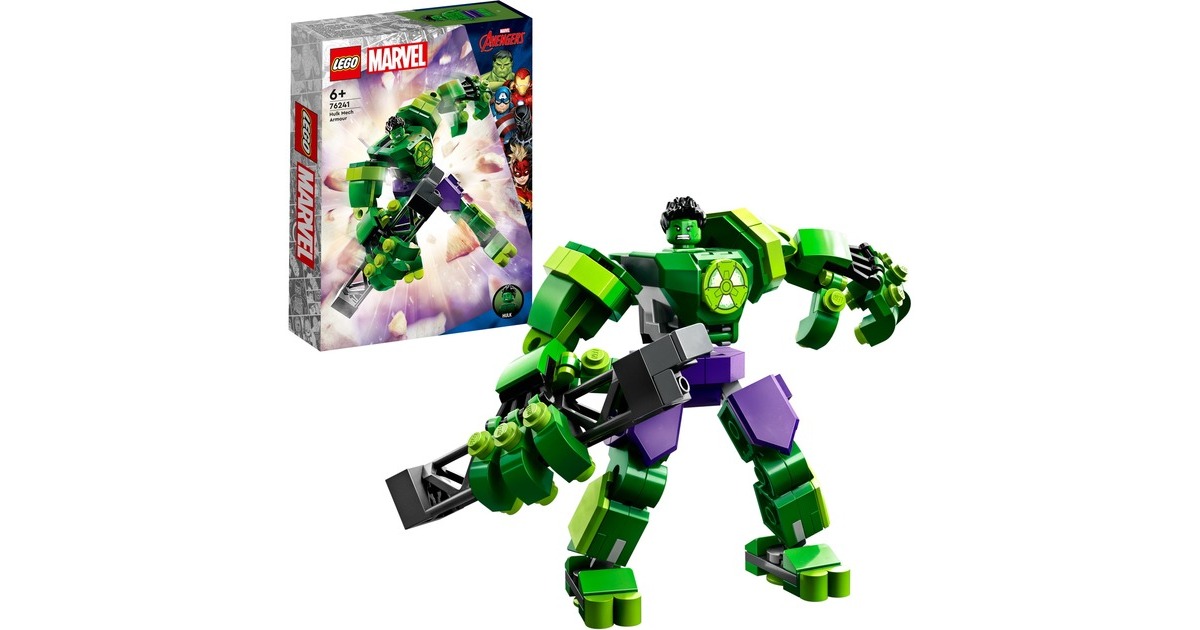 LEGO 76241 Marvel Hulk Mech, Konstruktionsspielzeug