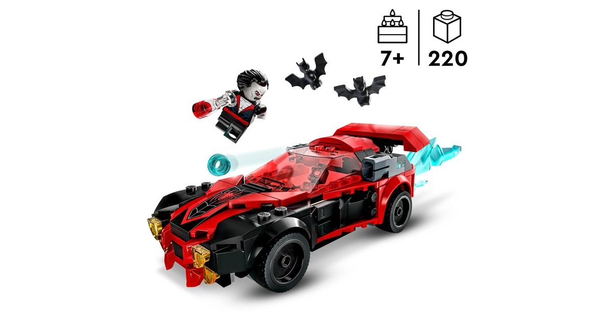 LEGO 76244 Marvel Miles Morales vs. Morbius, Konstruktionsspielzeug