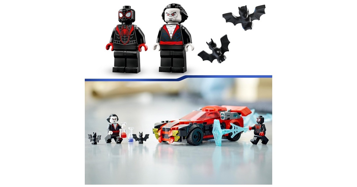 LEGO 76244 Marvel Miles Morales vs. Morbius, Konstruktionsspielzeug
