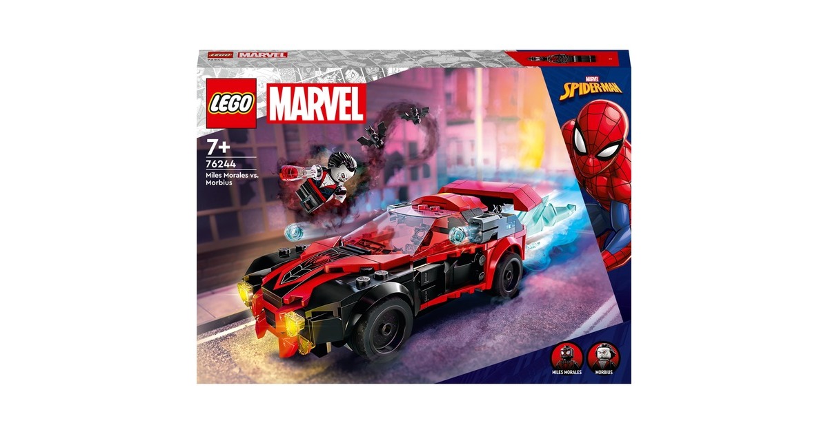 LEGO 76244 Marvel Miles Morales vs. Morbius, Konstruktionsspielzeug