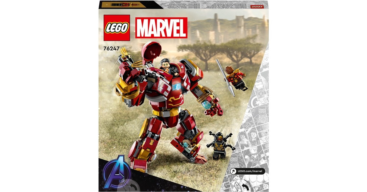 LEGO 76247 Marvel Hulkbuster: Der Kampf von Wakanda, Konstruktionsspielzeug