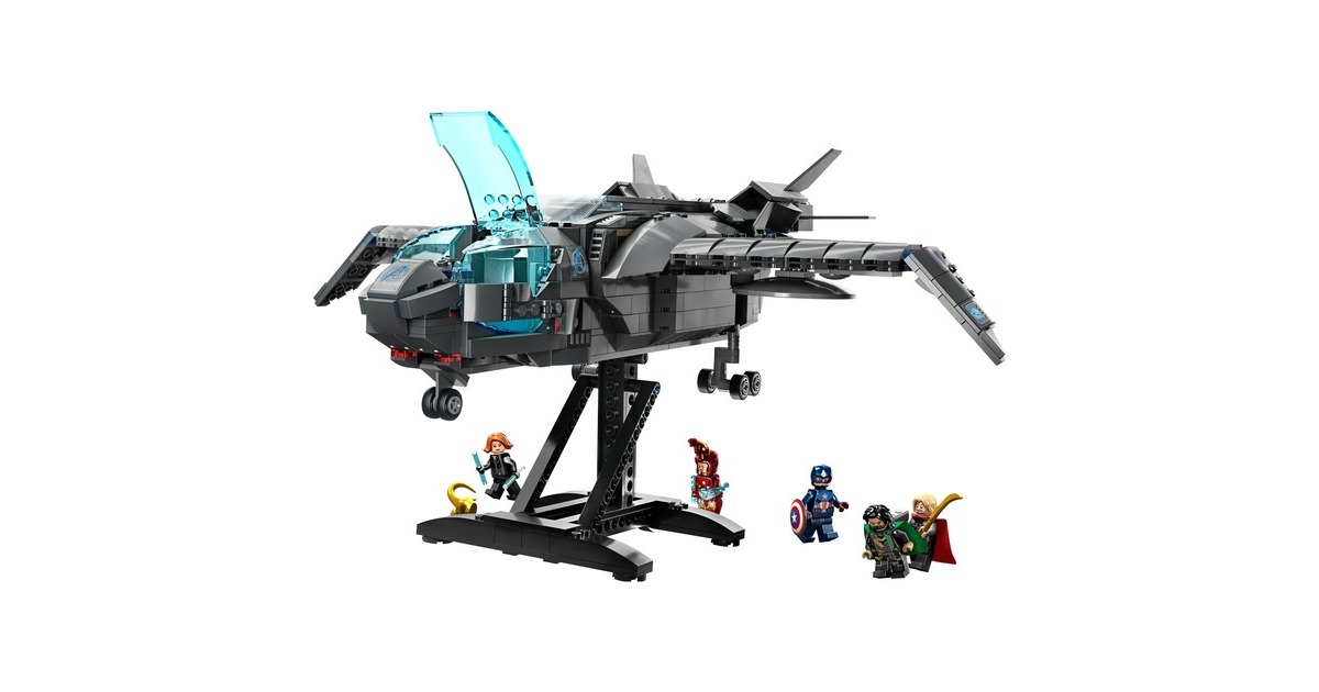 LEGO 76248 Marvel Der Quinjet der Avengers, Konstruktionsspielzeug