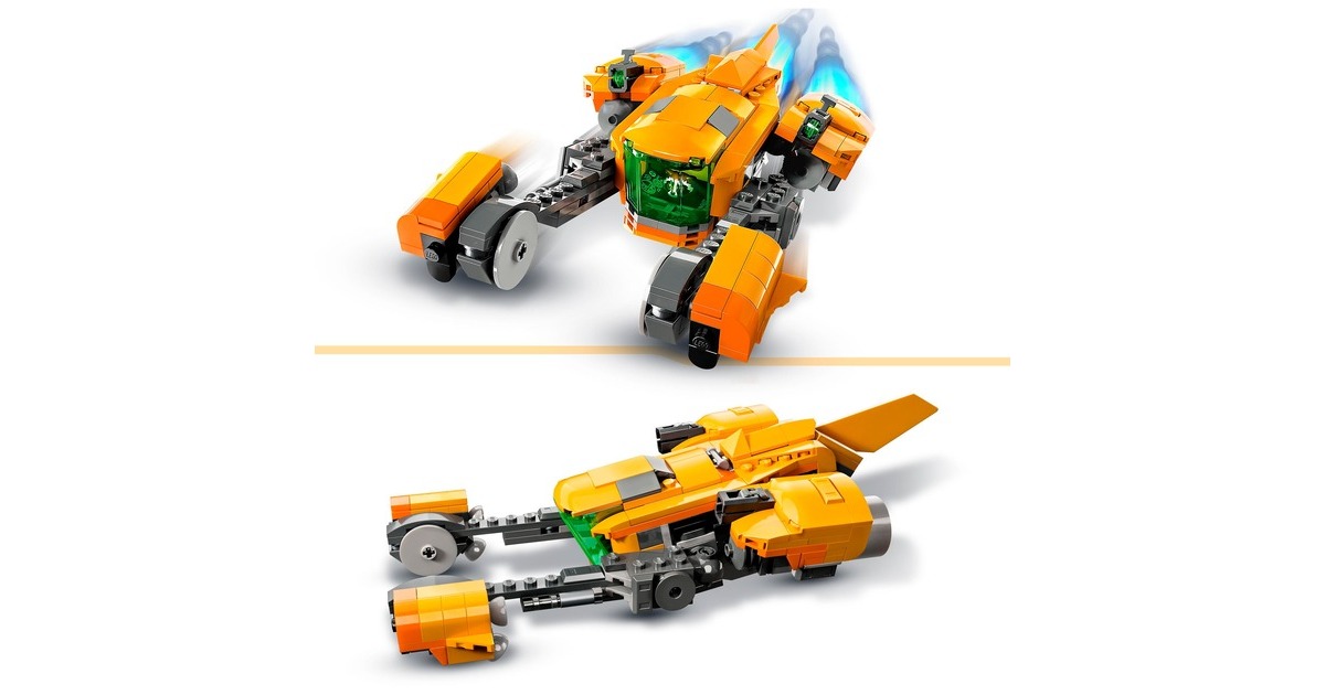 LEGO 76254 Marvel Baby Rockets Schiff, Konstruktionsspielzeug