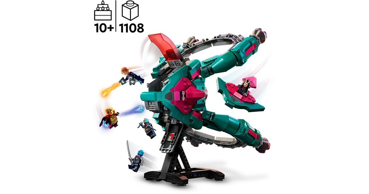 LEGO 76255 Marvel Das neue Schiff der Guardians, Konstruktionsspielzeug