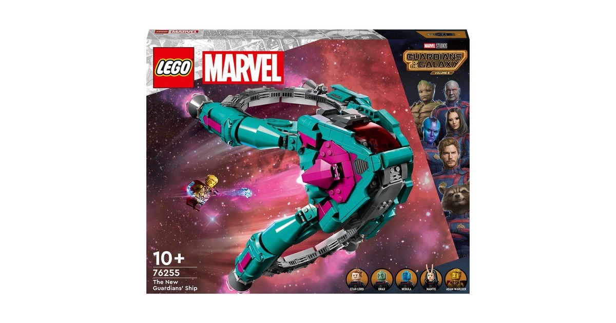 LEGO 76255 Marvel Das neue Schiff der Guardians, Konstruktionsspielzeug