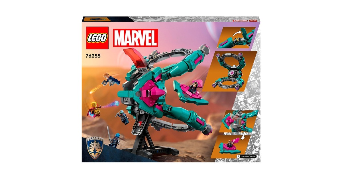 LEGO 76255 Marvel Das neue Schiff der Guardians, Konstruktionsspielzeug