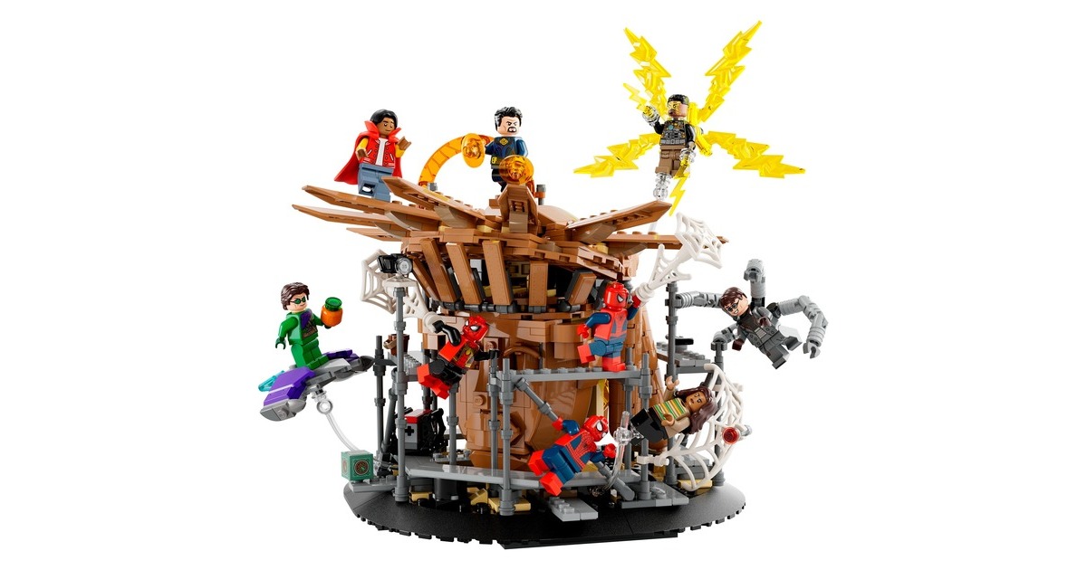 LEGO 76261 Marvel Super Heroes Spider-Mans großer Showdowns, Konstruktionsspielzeug