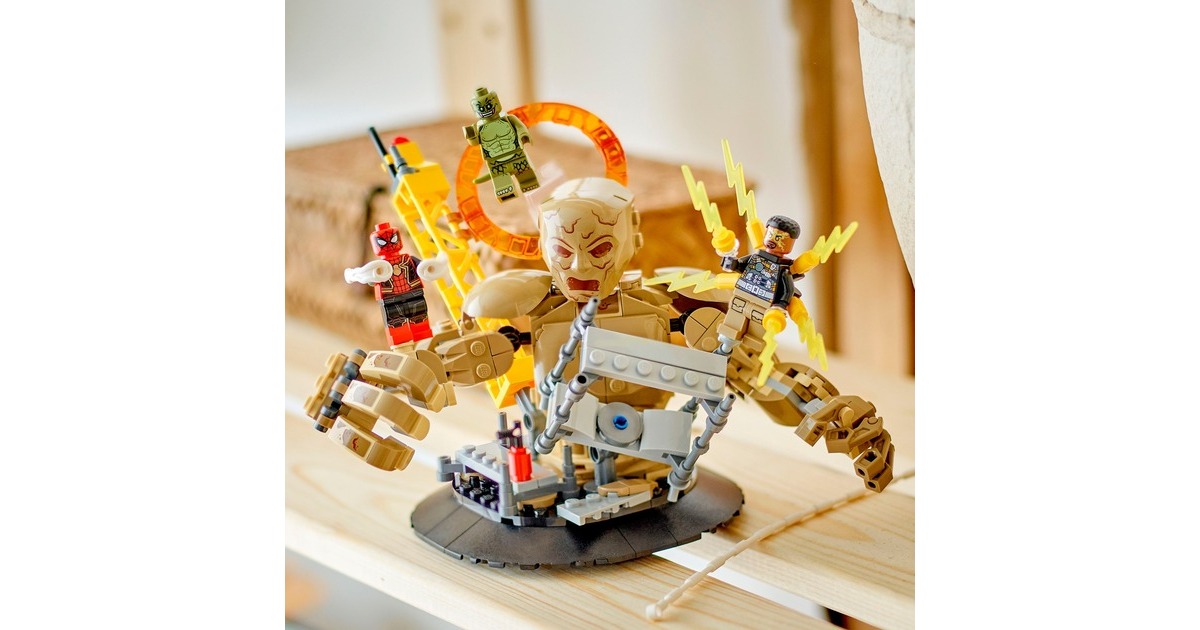 LEGO 76261 Marvel Super Heroes Spider-Mans großer Showdowns, Konstruktionsspielzeug