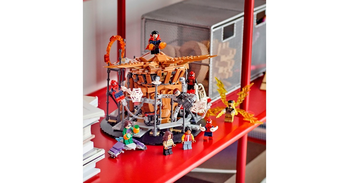 LEGO 76261 Marvel Super Heroes Spider-Mans großer Showdowns, Konstruktionsspielzeug