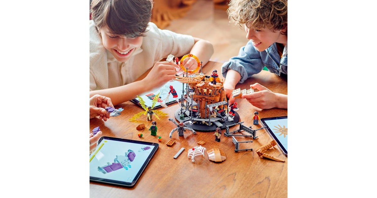 LEGO 76261 Marvel Super Heroes Spider-Mans großer Showdowns, Konstruktionsspielzeug