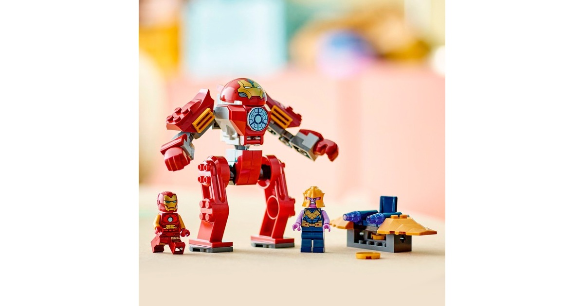LEGO 76263 Marvel Super Heroes Iron Man Hulkbuster vs. Thanos, Konstruktionsspielzeug