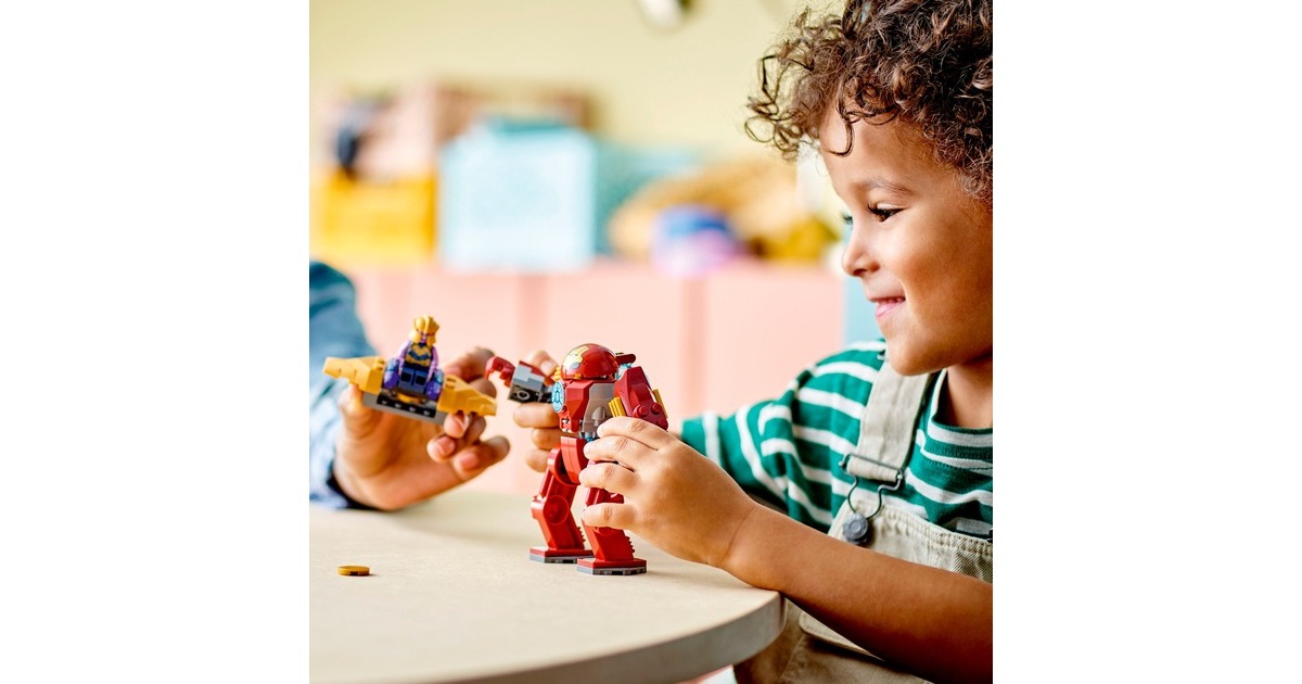 LEGO 76263 Marvel Super Heroes Iron Man Hulkbuster vs. Thanos, Konstruktionsspielzeug