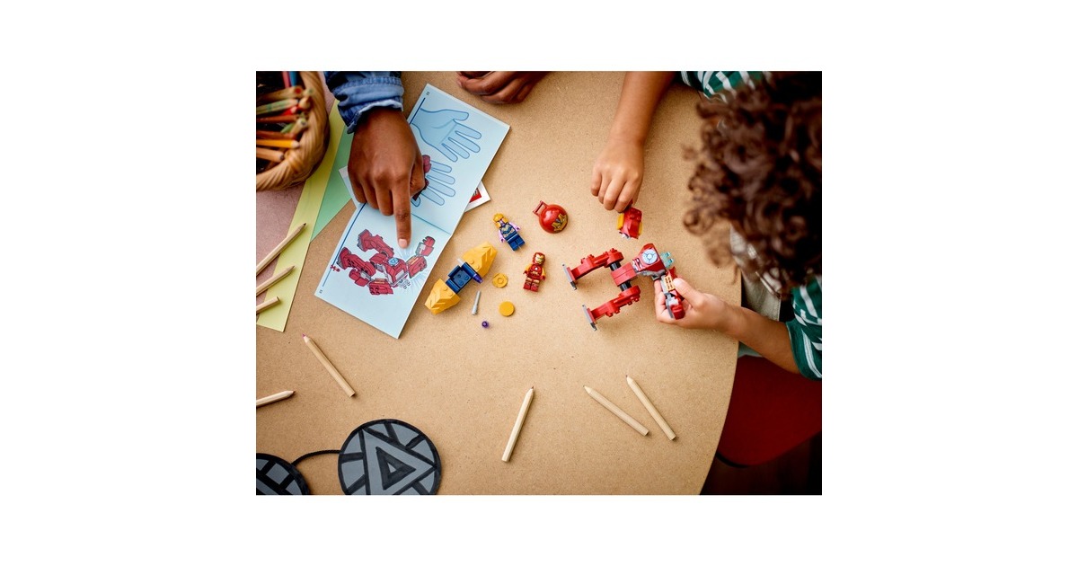 LEGO 76263 Marvel Super Heroes Iron Man Hulkbuster vs. Thanos, Konstruktionsspielzeug