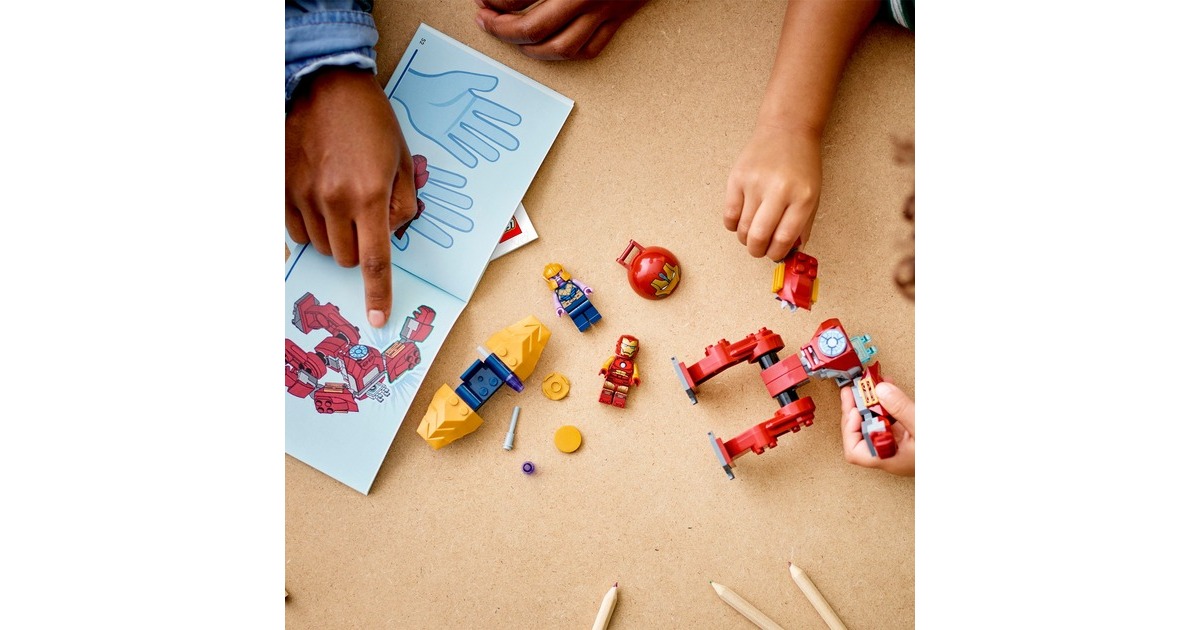 LEGO 76263 Marvel Super Heroes Iron Man Hulkbuster vs. Thanos, Konstruktionsspielzeug