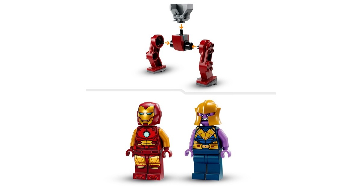 LEGO 76263 Marvel Super Heroes Iron Man Hulkbuster vs. Thanos, Konstruktionsspielzeug