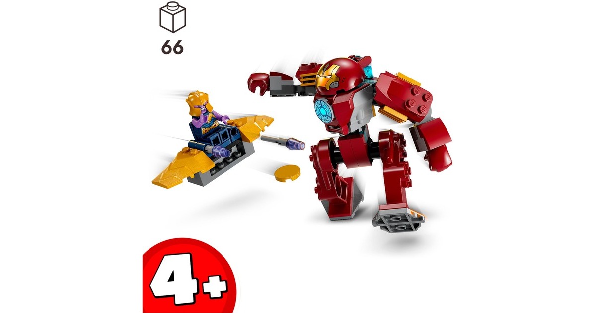 LEGO 76263 Marvel Super Heroes Iron Man Hulkbuster vs. Thanos, Konstruktionsspielzeug