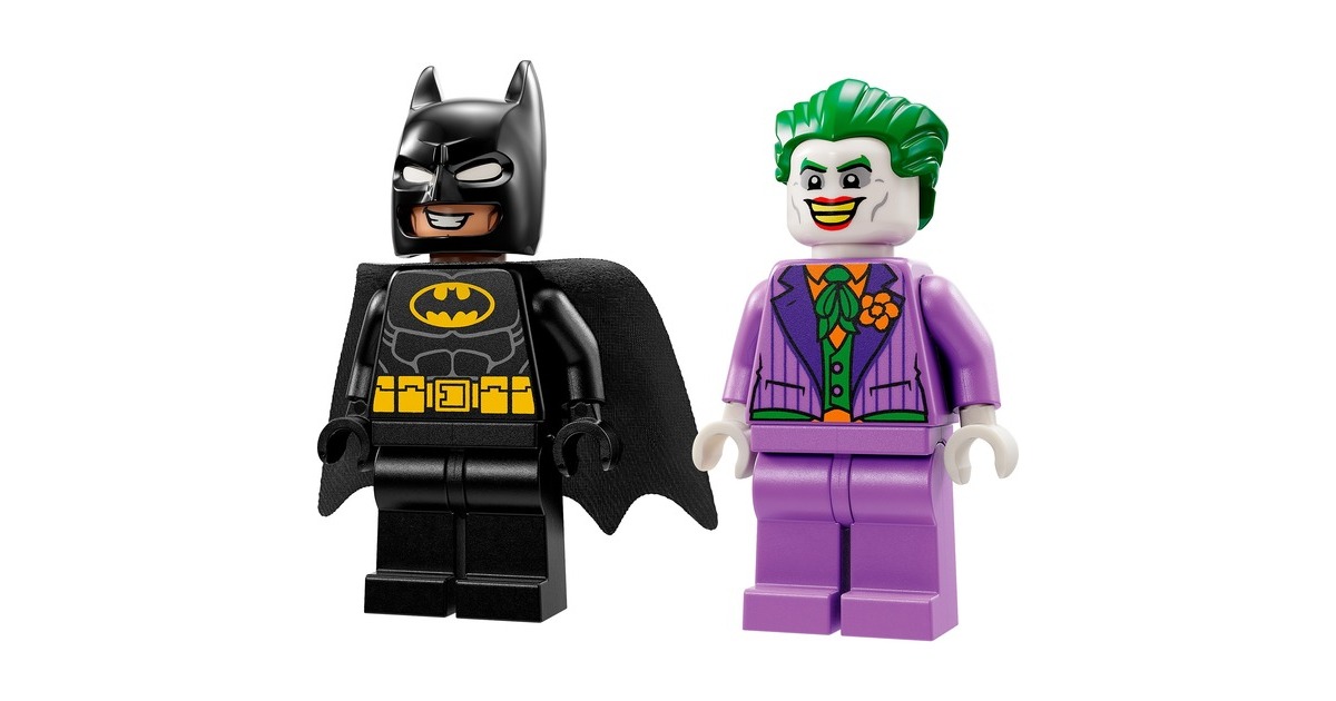 LEGO 76264 DC Super Heroes Verfolgungsjagd im Batmobile: Batman vs. Joker, Konstruktionsspielzeug