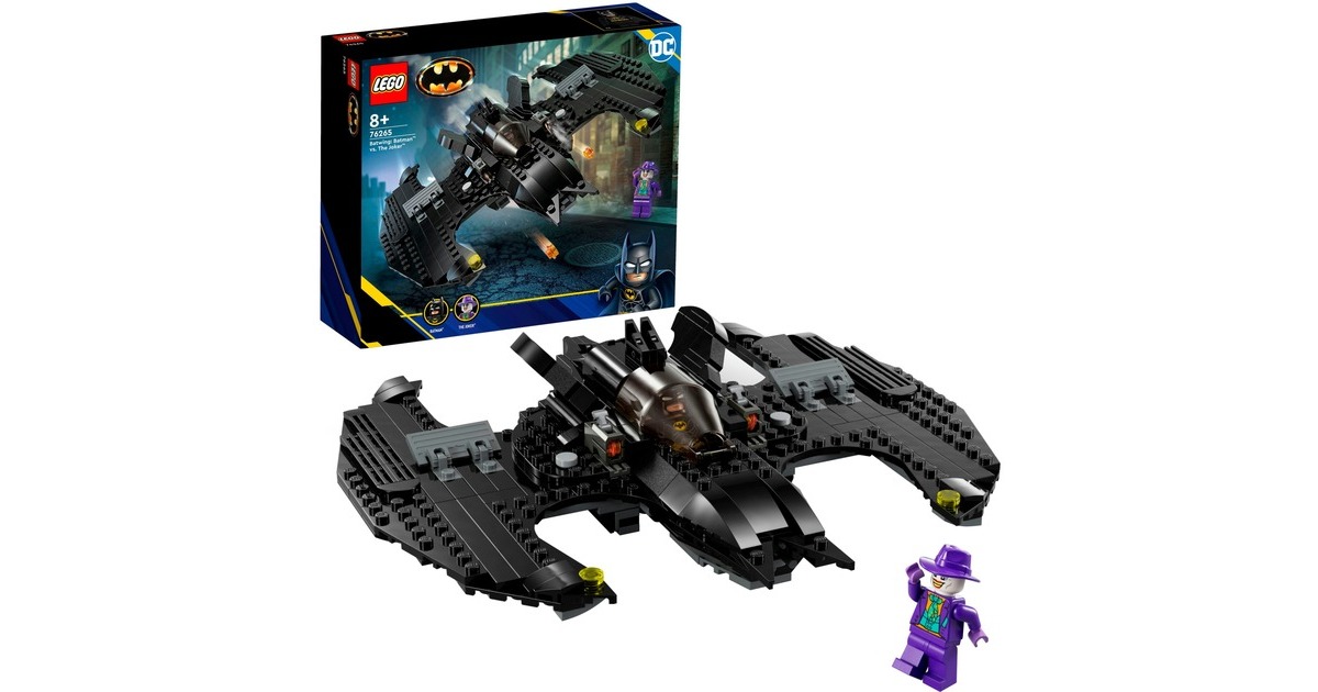 LEGO 76265 DC Super Heroes Batwing: Batman vs. Joker, Konstruktionsspielzeug