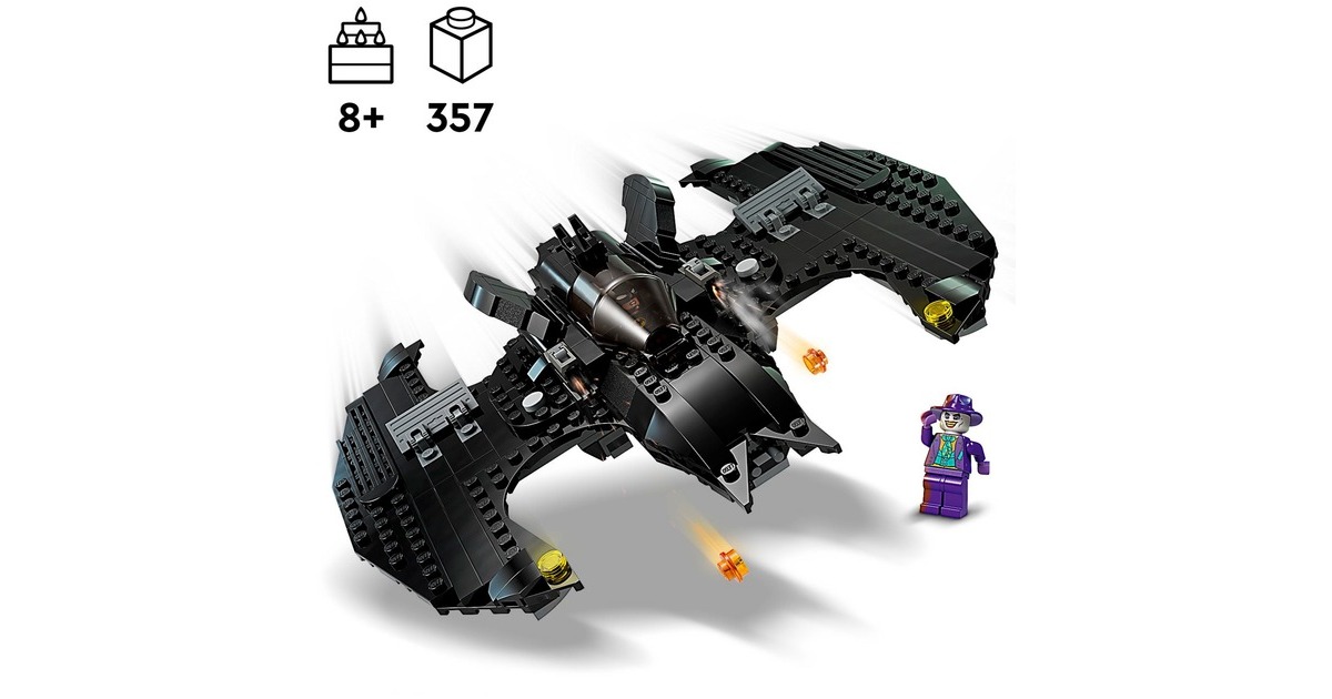 LEGO 76265 DC Super Heroes Batwing: Batman vs. Joker, Konstruktionsspielzeug