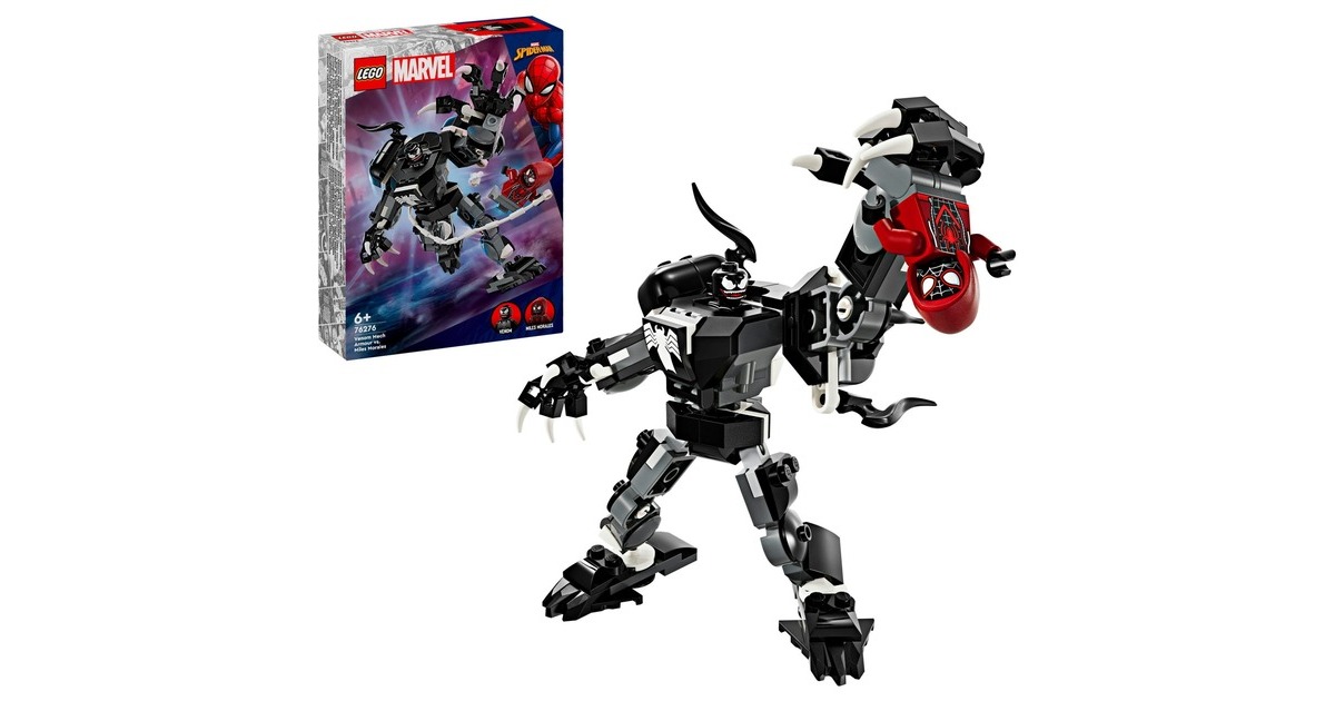 LEGO 76276 Marvel Super Heroes Venom Mech vs. Miles Morales, Konstruktionsspielzeug