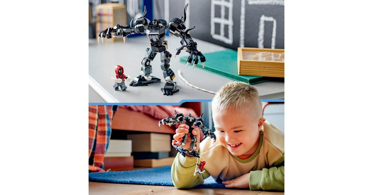 LEGO 76276 Marvel Super Heroes Venom Mech vs. Miles Morales, Konstruktionsspielzeug