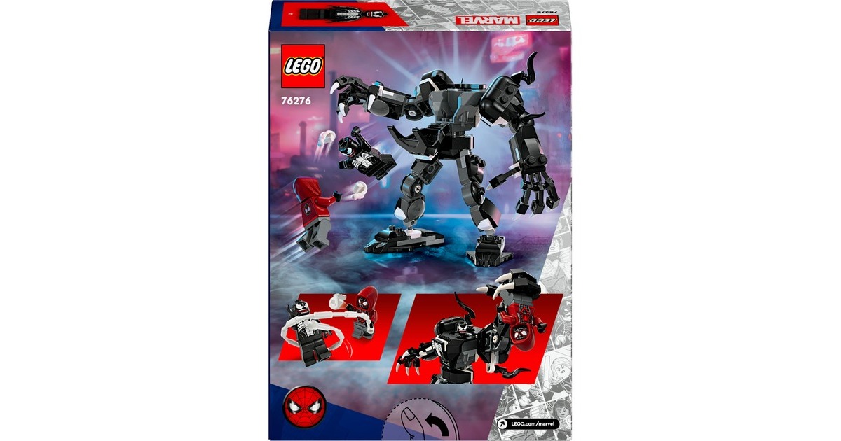 LEGO 76276 Marvel Super Heroes Venom Mech vs. Miles Morales, Konstruktionsspielzeug
