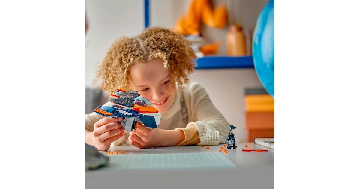 LEGO 76278 Marvel Super Heroes Rockets Raumschiff vs. Ronan, Konstruktionsspielzeug