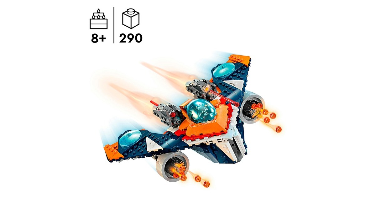 LEGO 76278 Marvel Super Heroes Rockets Raumschiff vs. Ronan, Konstruktionsspielzeug