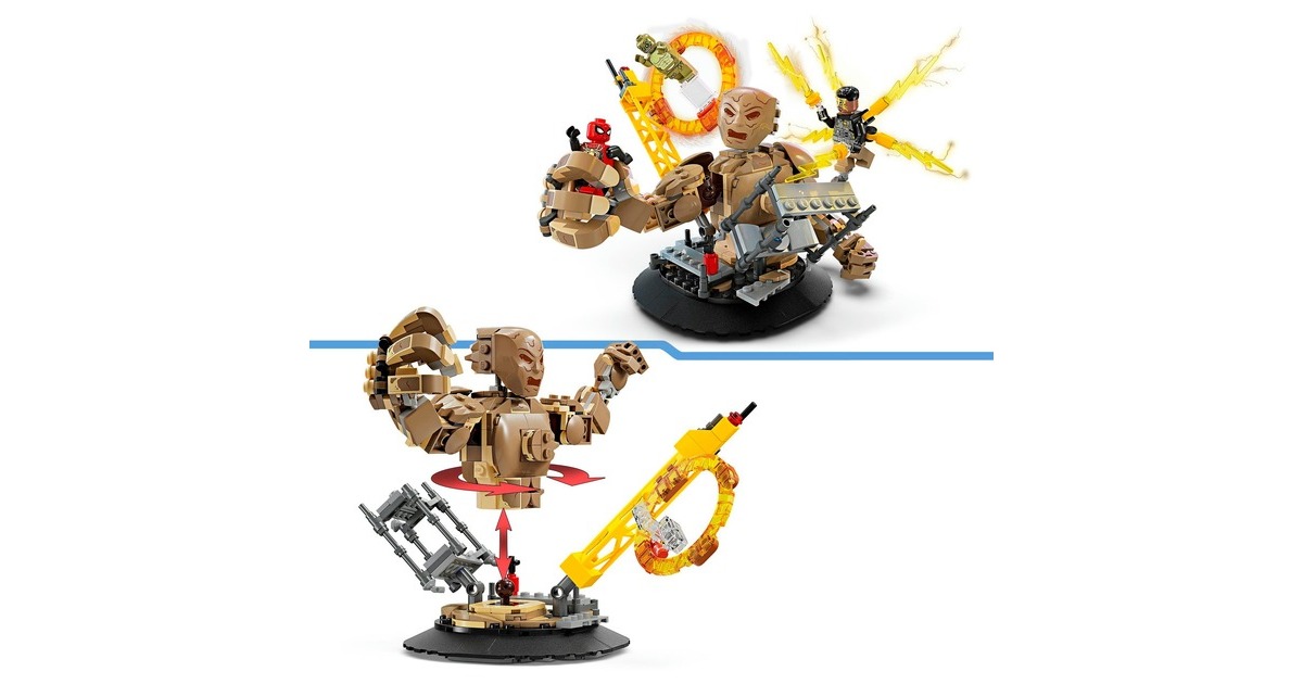 LEGO 76280 Marvel Super Heroes Spider-Man vs. Sandman: Showdown, Konstruktionsspielzeug