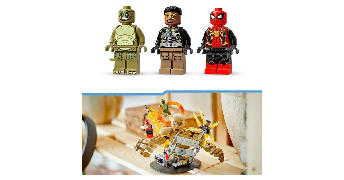 LEGO 76280 Marvel Super Heroes Spider-Man vs. Sandman: Showdown, Konstruktionsspielzeug