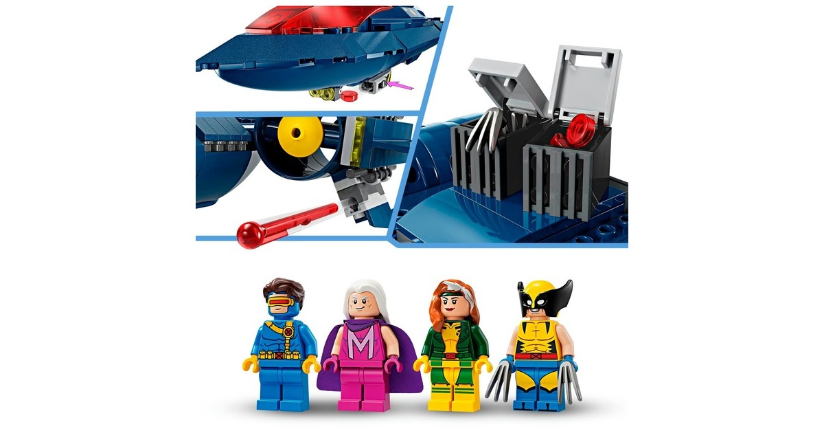 LEGO 76281 Marvel Super Heroes X-Jet der X-Men, Konstruktionsspielzeug