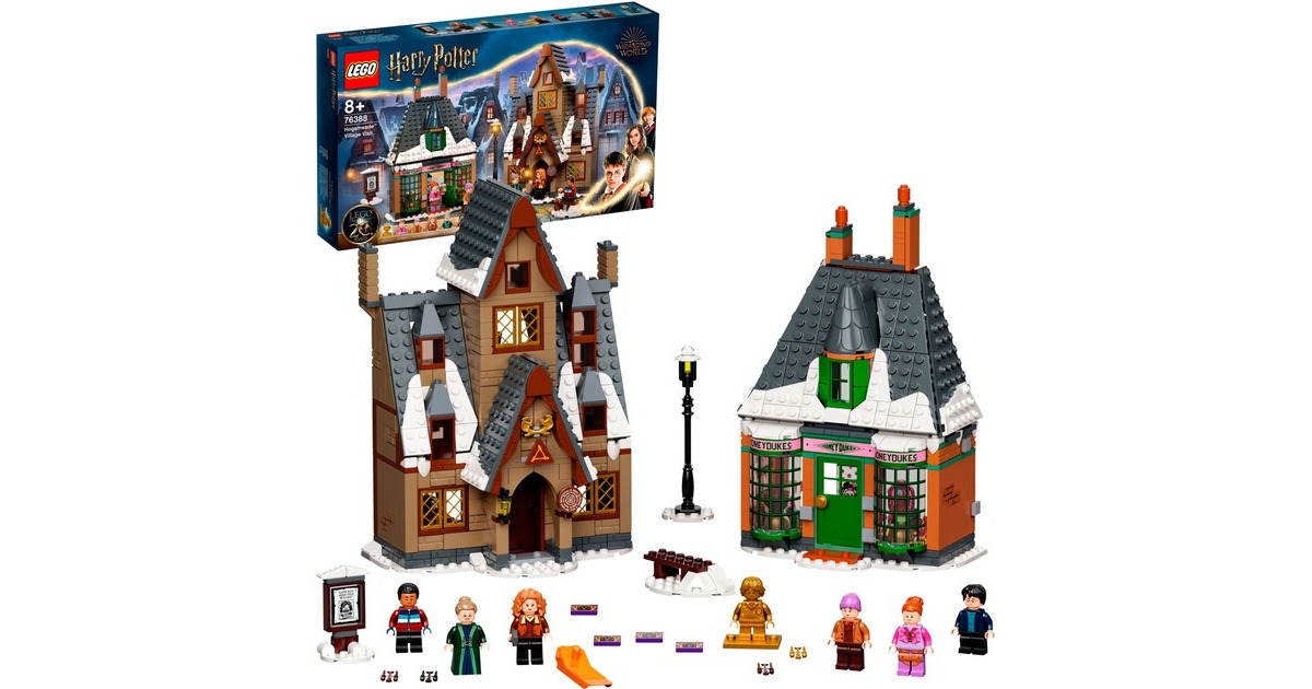 LEGO 76388 Harry Potter Besuch in Hogsmeade, Konstruktionsspielzeug(Set zum 20. Jubiläum mit Ron als goldene Minifigur) LEGO 76388 Harry Potter Besuch in Hogsmeade, Konstruktionsspielzeug(Set zum 20. Jubiläum mit Ron als goldene Minifigur)