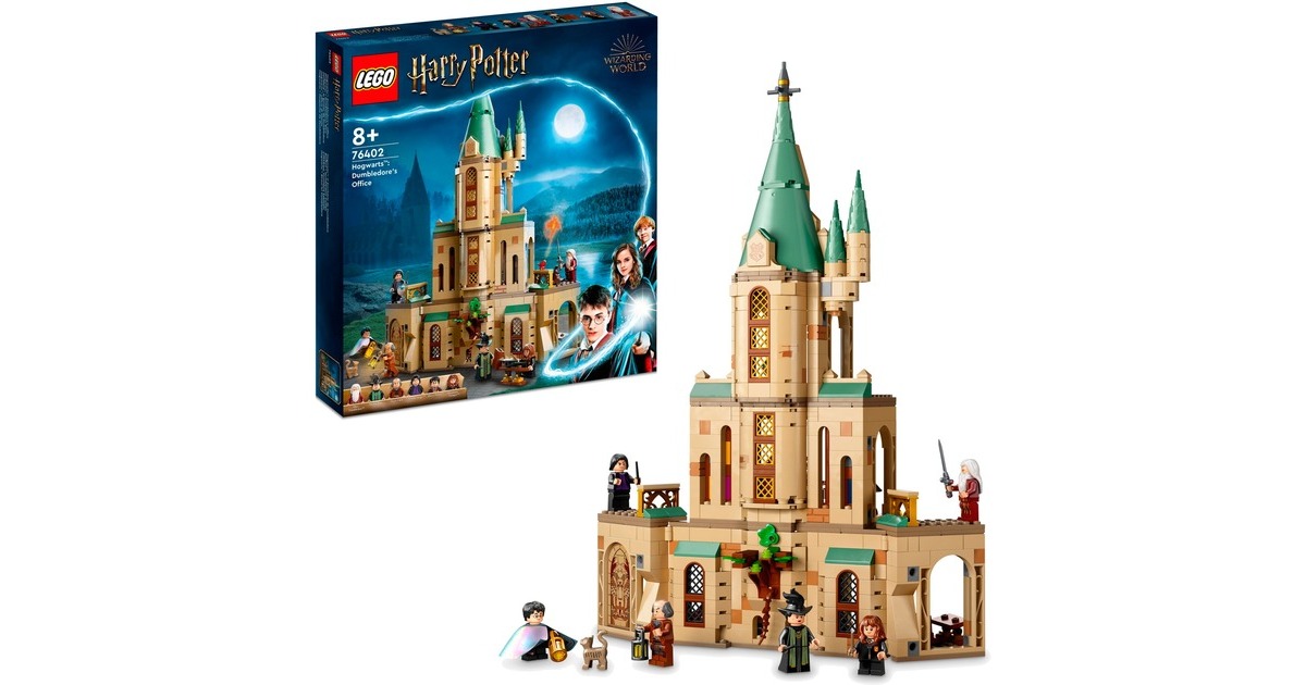 LEGO 76402 Harry Potter Hogwarts: Dumbledores Büro, Konstruktionsspielzeug(Schloss Erweiterung mit Gryffindors Schwert, 6 Minifiguren und Sprechendem Hut) LEGO 76402 Harry Potter Hogwarts: Dumbledores Büro, Konstruktionsspielzeug(Schloss Erweiterung mit Gryffindors Schwert, 6 Minifiguren und Sprechendem Hut)