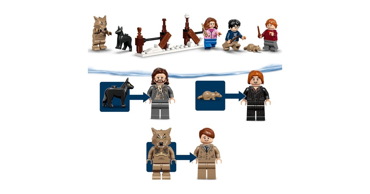 LEGO 76407 Harry Potter Heulende Hütte und Peitschende Weide, Konstruktionsspielzeug