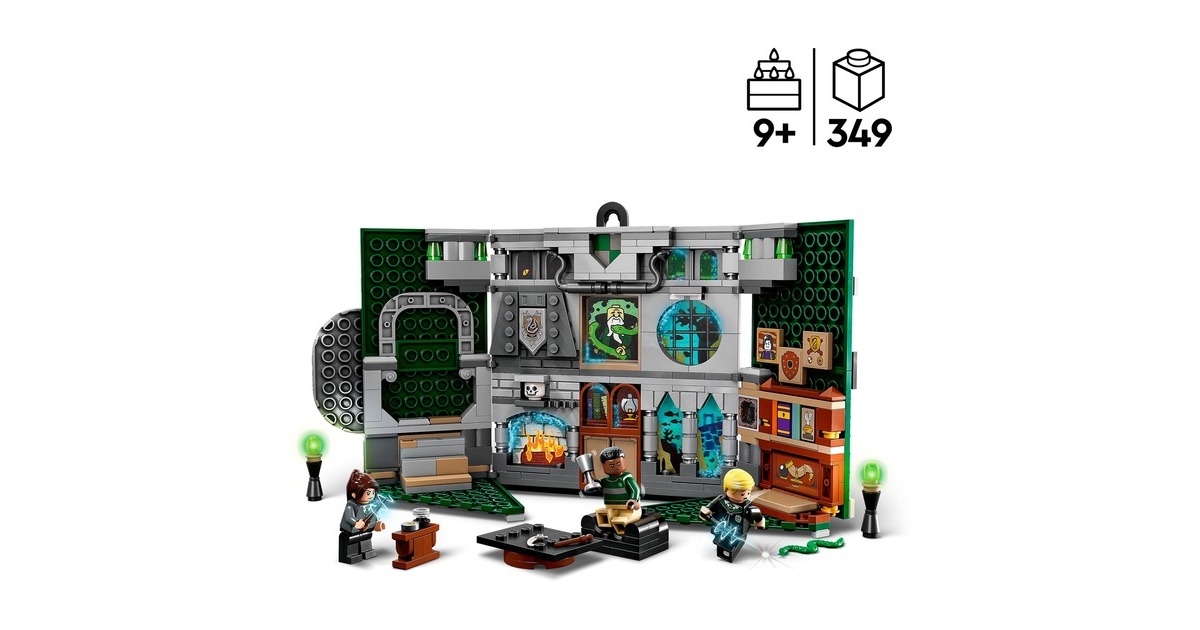 LEGO 76410 Harry Potter Hausbanner Slytherin, Konstruktionsspielzeug