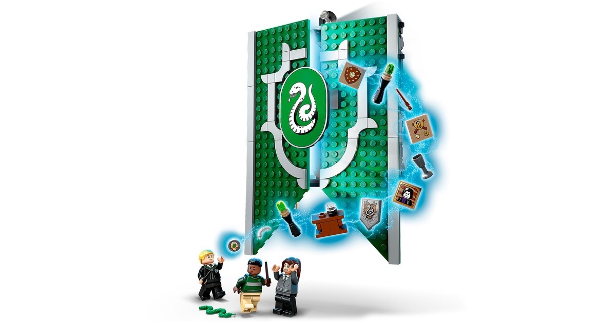 LEGO 76410 Harry Potter Hausbanner Slytherin, Konstruktionsspielzeug