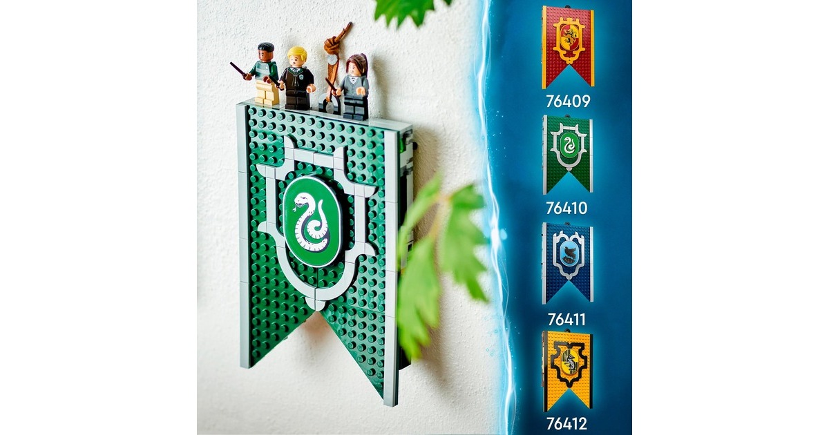 LEGO 76410 Harry Potter Hausbanner Slytherin, Konstruktionsspielzeug