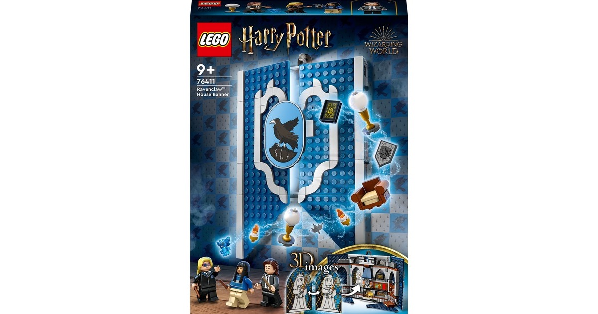 LEGO 76411 Harry Potter Hausbanner Ravenclaw, Konstruktionsspielzeug