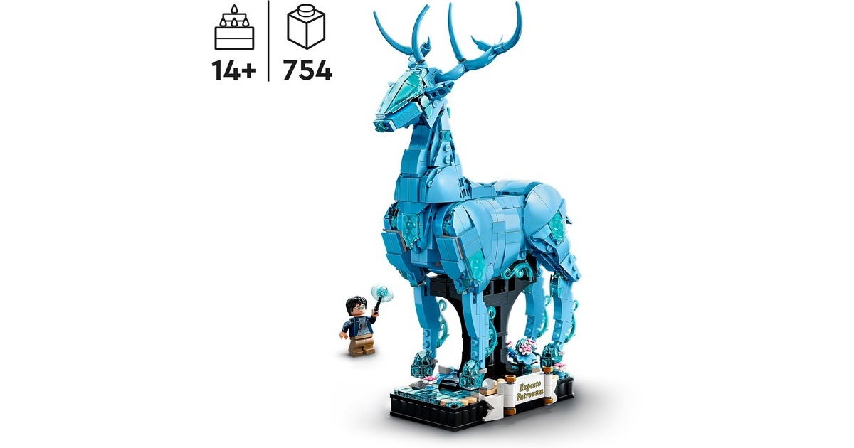 LEGO 76414 Harry Potter Expecto Patronum, Konstruktionsspielzeug(blau)
