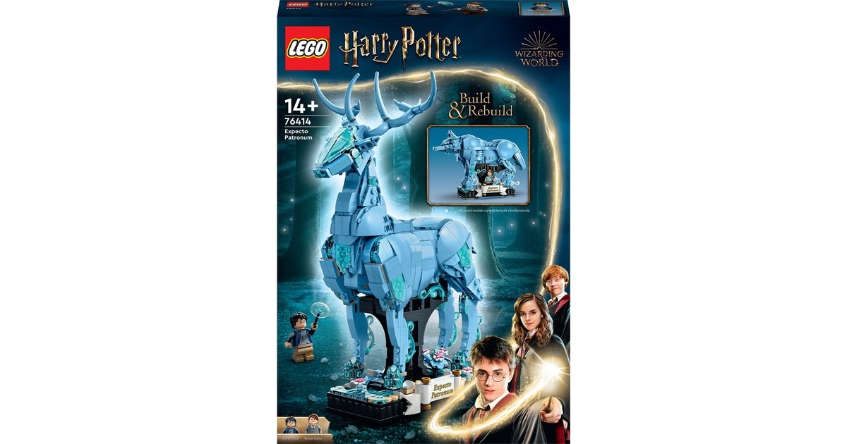 LEGO 76414 Harry Potter Expecto Patronum, Konstruktionsspielzeug(blau)