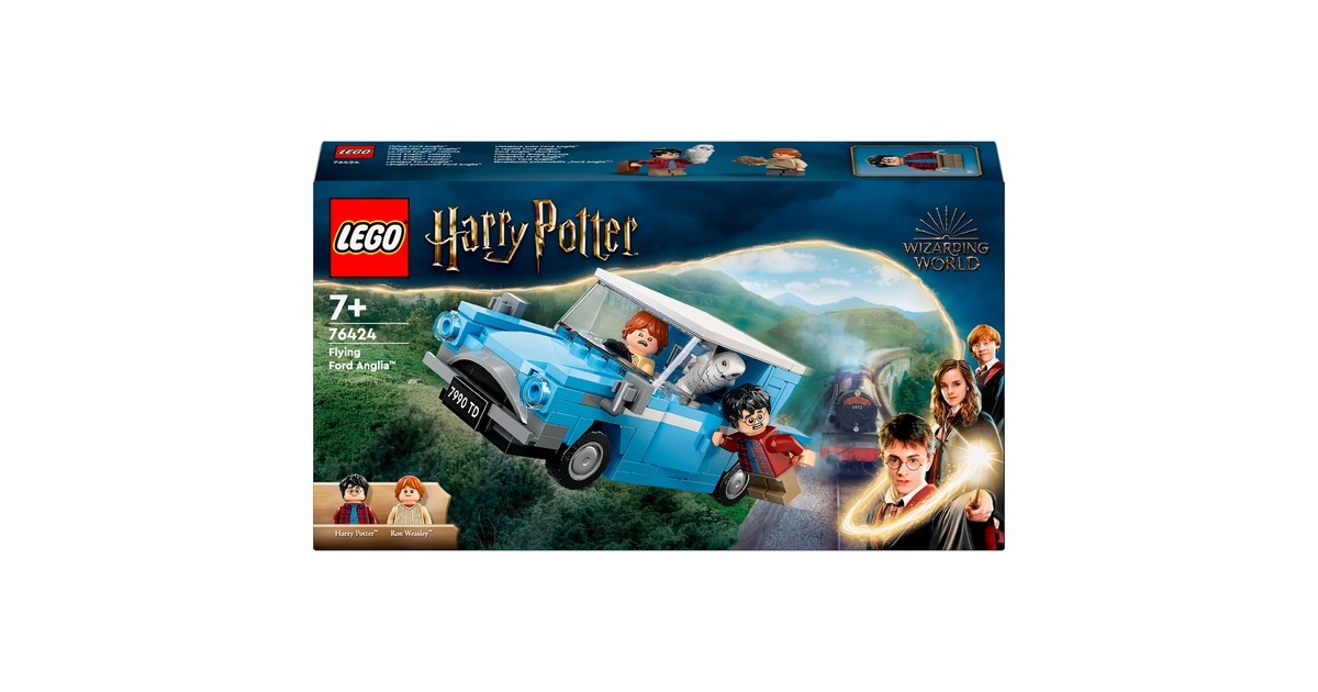 LEGO 76424 Harry Potter Fliegender Ford Anglia, Konstruktionsspielzeug