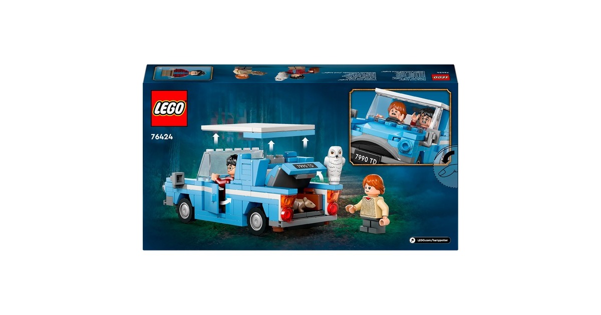 LEGO 76424 Harry Potter Fliegender Ford Anglia, Konstruktionsspielzeug