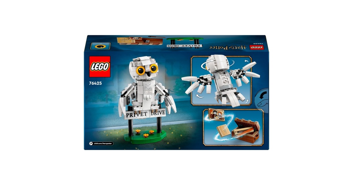 LEGO 76425 Harry Potter Hedwig im Ligusterweg, Konstruktionsspielzeug