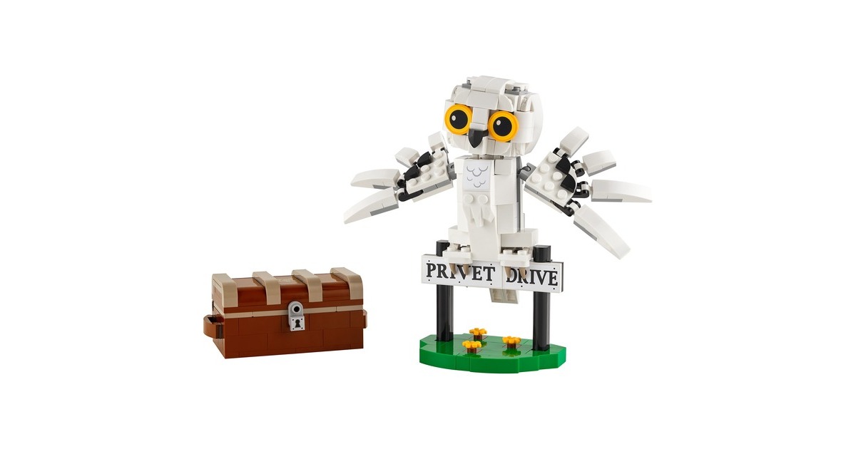 LEGO 76425 Harry Potter Hedwig im Ligusterweg, Konstruktionsspielzeug