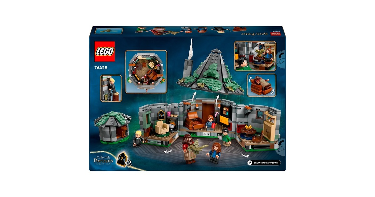LEGO 76428 Harry Potter Hagrids Hütte: Ein unerwarteter Besuch, Konstruktionsspielzeug