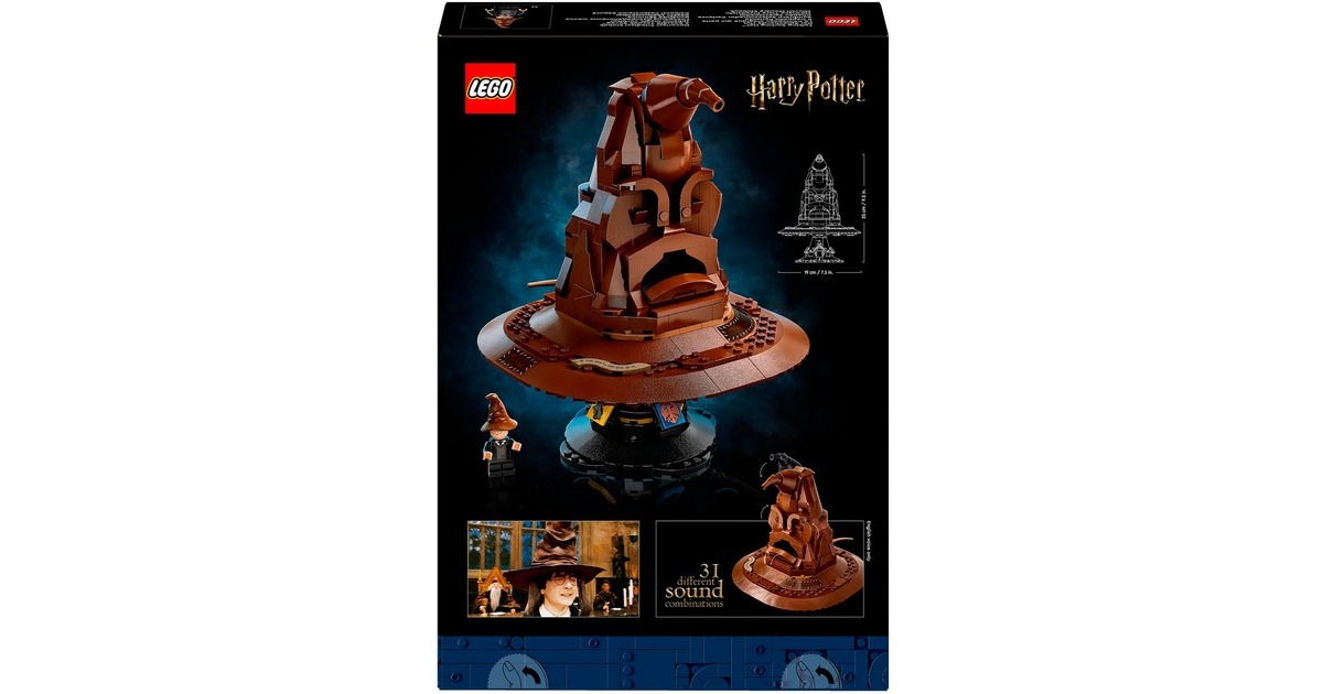 LEGO 76429 Harry Potter Der Sprechende Hut, Konstruktionsspielzeug