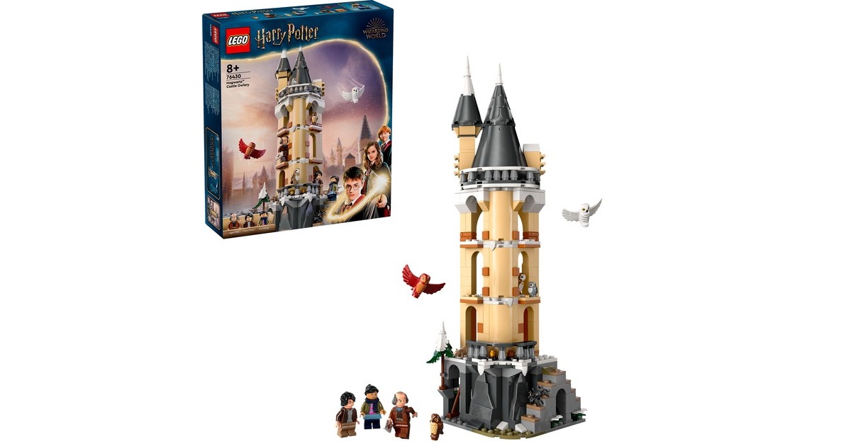 LEGO 76430 Harry Potter Eulerei auf Schloss Hogwarts, Konstruktionsspielzeug