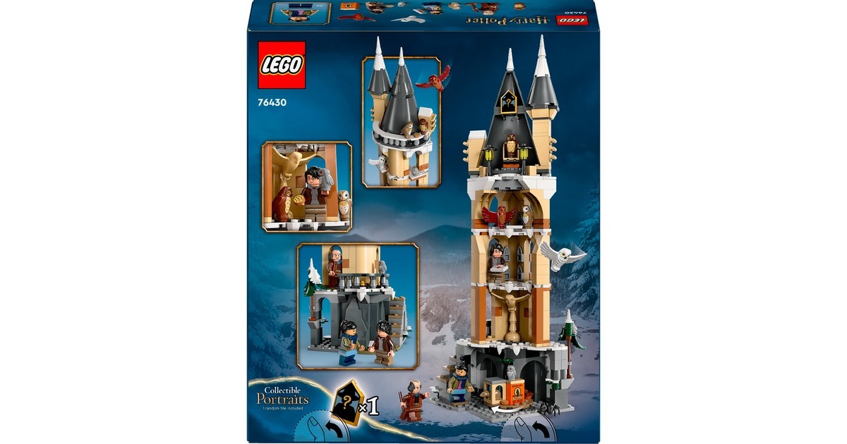 LEGO 76430 Harry Potter Eulerei auf Schloss Hogwarts, Konstruktionsspielzeug