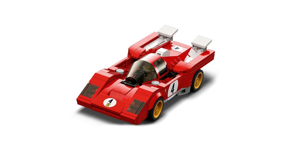 LEGO 76906 Speed Champions 1970 Ferrari 512 M, Konstruktionsspielzeug
